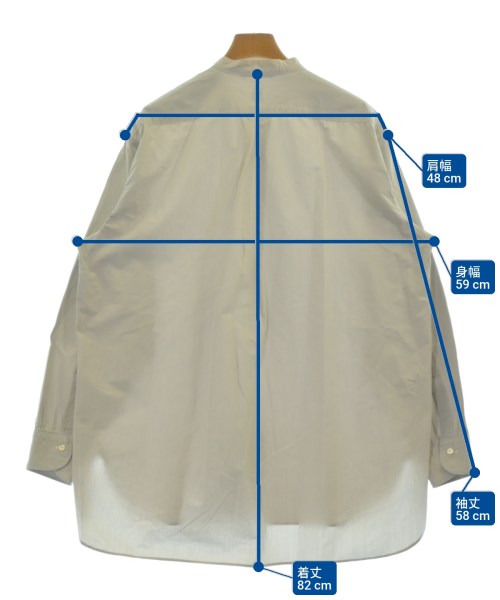 KAPTAIN SUNSHINE（キャプテンサンシャイン）カジュアルシャツ ベージュ サイズ:38(M位) メンズ/2200626757168