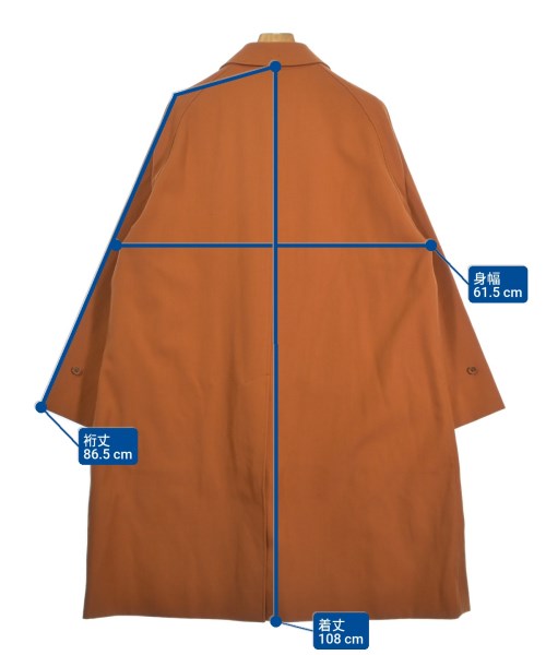 KAPTAIN SUNSHINE（キャプテンサンシャイン）ステンカラーコート 茶 サイズ:38(XXL位) メンズ/2200641306204