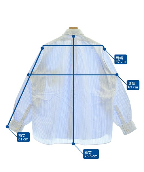 KAPTAIN SUNSHINE（キャプテンサンシャイン）カジュアルシャツ 青 サイズ:42(XL位) メンズ/2200623478042