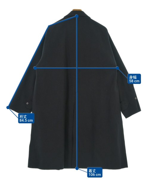 KAPTAIN SUNSHINE（キャプテンサンシャイン）ステンカラーコート 紺 サイズ:36(M位) メンズ/2200627780059