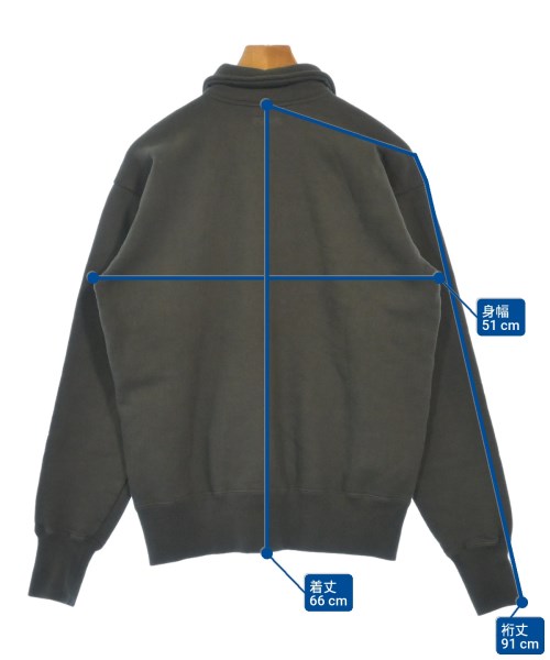 KAPTAIN SUNSHINE（キャプテンサンシャイン）スウェット カーキ サイズ:1(S位) メンズ/2200620147026