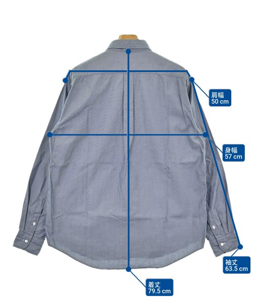 KAPTAIN SUNSHINE（キャプテンサンシャイン）カジュアルシャツ 青 サイズ:40(L位) メンズ/2200677392042