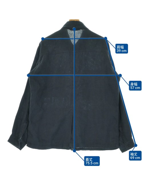 KAPTAIN SUNSHINE（キャプテンサンシャイン）カジュアルシャツ 黒 サイズ:36(XS位) メンズ/2200679027027