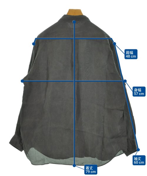 KAPTAIN SUNSHINE（キャプテンサンシャイン）カジュアルシャツ グレー サイズ:3(M位) メンズ/2200655520085