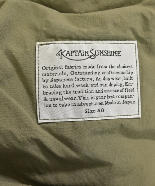 KAPTAIN SUNSHINE（キャプテンサンシャイン）モッズコート カーキ サイズ:40(M位) メンズ/2200656801015