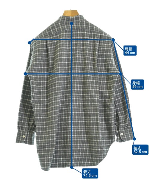 KAPTAIN SUNSHINE（キャプテンサンシャイン）カジュアルシャツ グレー サイズ:36(XS位) メンズ/2200655696087