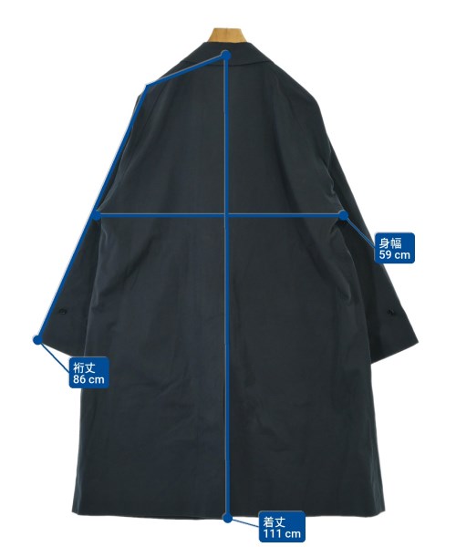 KAPTAIN SUNSHINE（キャプテンサンシャイン）ステンカラーコート 紺 サイズ:38(S位) メンズ/2200659243010