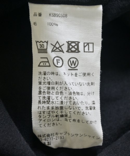 KAPTAIN SUNSHINE（キャプテンサンシャイン）Tシャツ・カットソー 黒 サイズ:42(XS位) メンズ/2200709258216