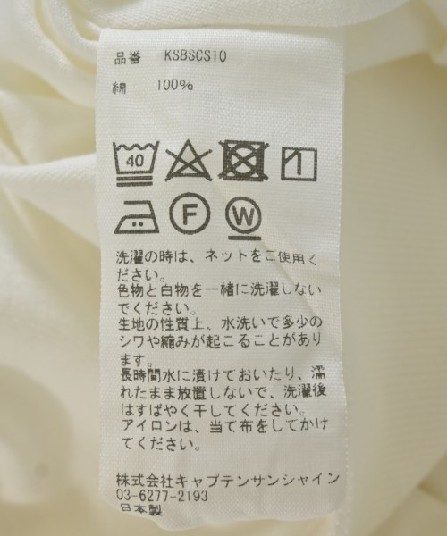 KAPTAIN SUNSHINE（キャプテンサンシャイン）Tシャツ・カットソー 白 サイズ:42(XS位) メンズ/2200709258230