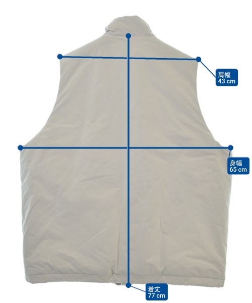 KAPTAIN SUNSHINE（キャプテンサンシャイン）ダウンジャケット/ダウンベスト グレー サイズ:40(M位) メンズ/2200635247087