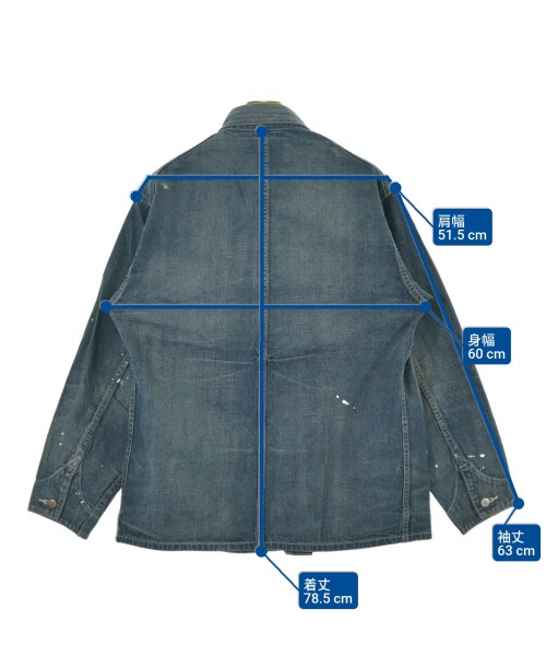 KAPTAIN SUNSHINE（キャプテンサンシャイン）カバーオール 青 サイズ:M メンズ/2200652937213