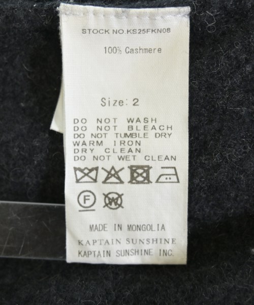 KAPTAIN SUNSHINE（キャプテンサンシャイン）ニット・セーター 黒 サイズ:2(M位) メンズ/2200653896014