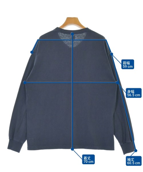 KAPTAIN SUNSHINE（キャプテンサンシャイン）Tシャツ・カットソー 紺 サイズ:36(M位) メンズ/2200704271043