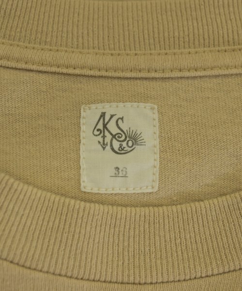 KAPTAIN SUNSHINE（キャプテンサンシャイン）Tシャツ・カットソー ベージュ サイズ:36(XS位) メンズ/2200704271067