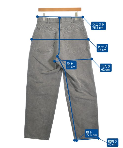 KAPTAIN SUNSHINE（キャプテンサンシャイン）デニムパンツ グレー サイズ:2(M位) メンズ/2200662976110