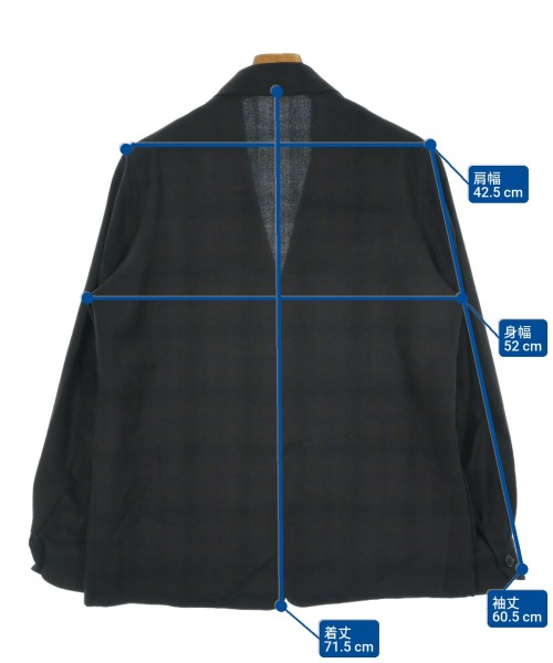 KAPTAIN SUNSHINE（キャプテンサンシャイン）カジュアルジャケット 黒 サイズ:2(M位) メンズ/2200663295012