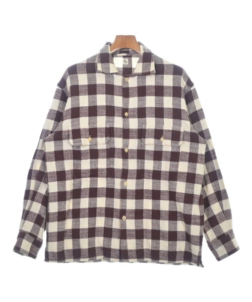 Kaptain Sunshine(キャプテンサンシャイン)カジュアルシャツ 赤 サイズ:40(L位)/2200669085099