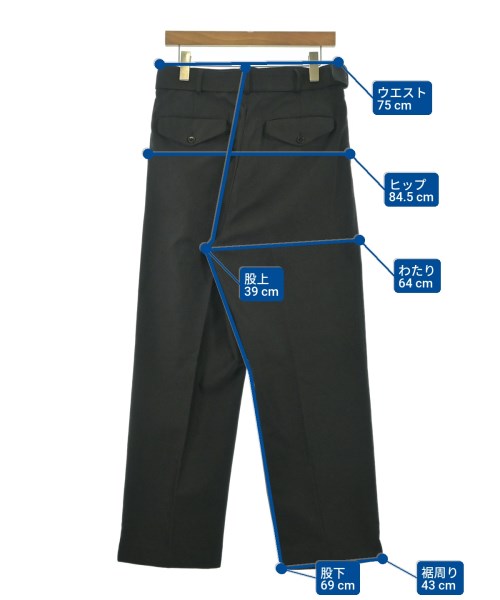 KAPTAIN SUNSHINE（キャプテンサンシャイン）スラックス 黒 サイズ:2(M位) メンズ/2200672006135