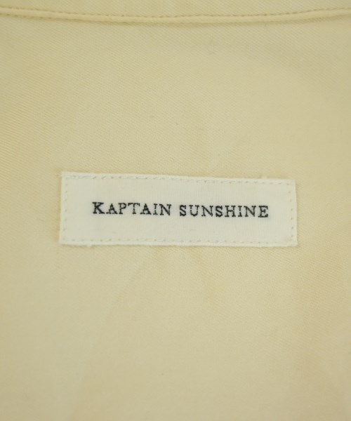 KAPTAIN SUNSHINE（キャプテンサンシャイン）カジュアルシャツ 黄 サイズ:2(M位) メンズ/2200730976059