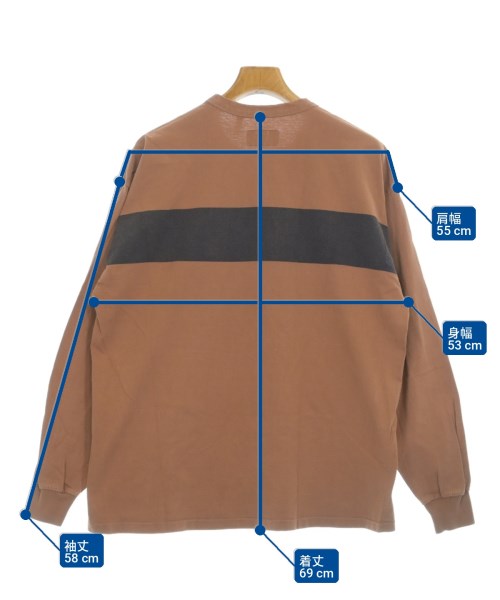 KAPTAIN SUNSHINE（キャプテンサンシャイン）Tシャツ・カットソー 茶 サイズ:40(M位) メンズ/2200729959049