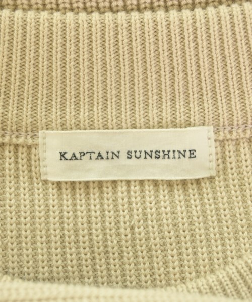 KAPTAIN SUNSHINE（キャプテンサンシャイン）ニット・セーター ベージュ サイズ:4(XL位) メンズ/2200728772175