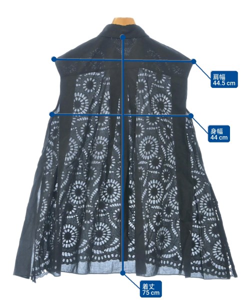 MARLENE DAM（マーレンダム）ブラウス 黒 サイズ:38(M位) レディース/2200612237063