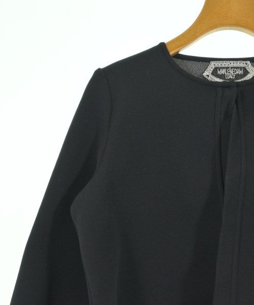 MARLENE DAM（マーレンダム）ノーカラージャケット 黒 サイズ:40(M位) レディース/2200628523020
