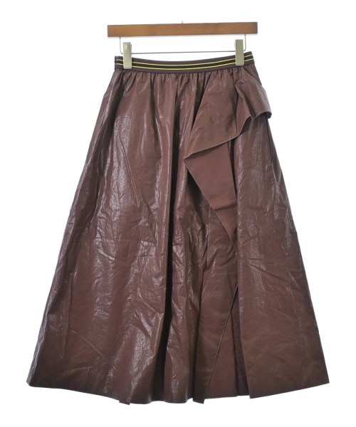 MARLENE DAM（マーレンダム）ロング・マキシ丈スカート 赤 サイズ:40(M位) レディース/2200649678020