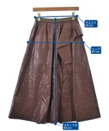 MARLENE DAM（マーレンダム）ロング・マキシ丈スカート 赤 サイズ:40(M位) レディース/2200649678020