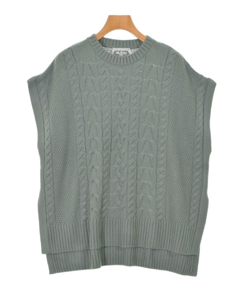 MARLENE DAM(マーレンダム)ベスト 緑 サイズ:40(M位)/2200639780122