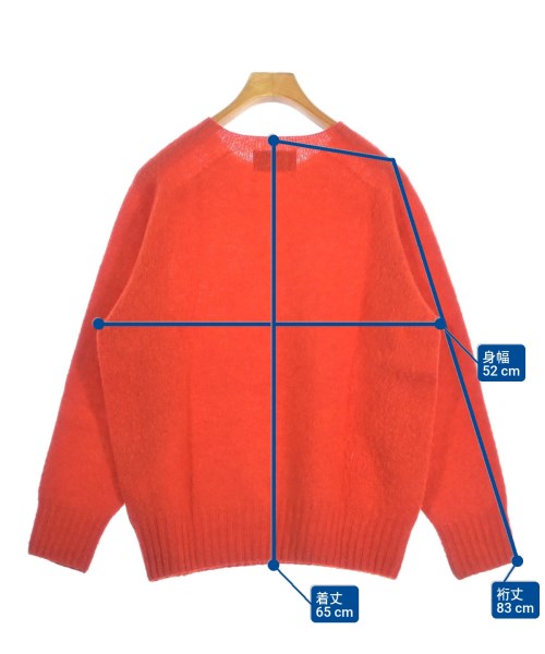 Harley OF SCOTLAND（ハーレーオブスコットランド）ニット・セーター 赤 サイズ:S メンズ/2200674133082