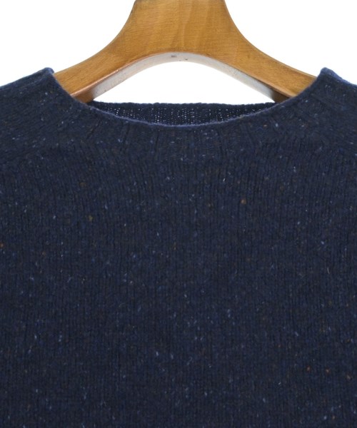 Harley OF SCOTLAND（ハーレーオブスコットランド）ニット・セーター 紺 サイズ:42(XS位) メンズ/2200675468053