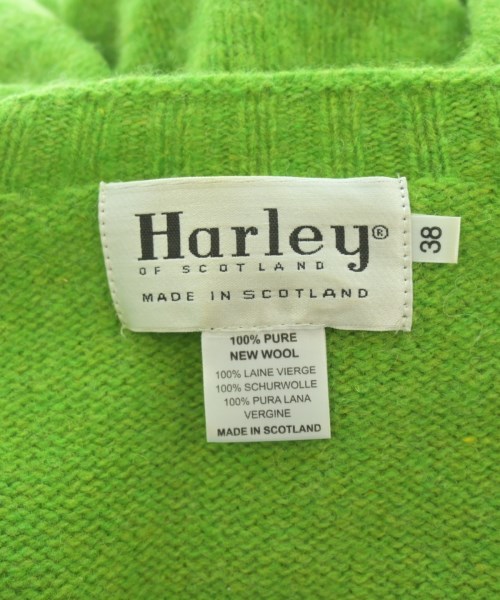 Harley OF SCOTLAND（ハーレーオブスコットランド）ニット・セーター 緑 サイズ:38(M位) メンズ/2200692938140