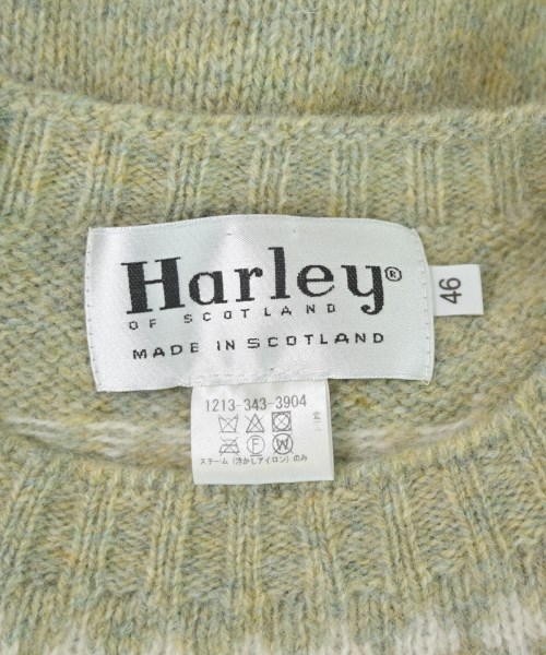 Harley OF SCOTLAND（ハーレーオブスコットランド）ニット・セーター 緑 サイズ:46(M位) メンズ/2200699864053