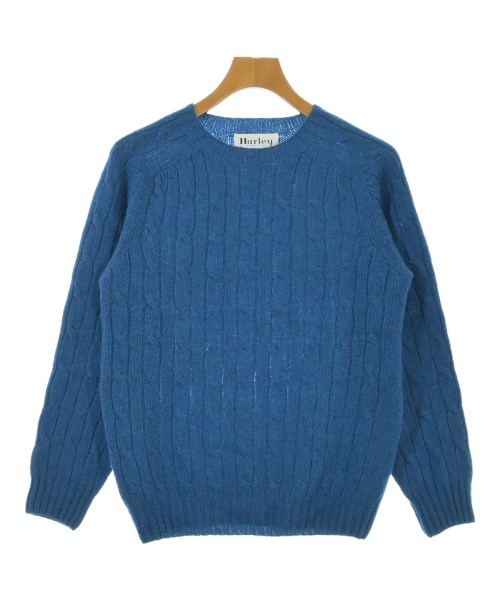Harley OF SCOTLAND(ハーレーオブスコットランド)ニット・セーター 青 サイズ:38(M位)/2200647436028