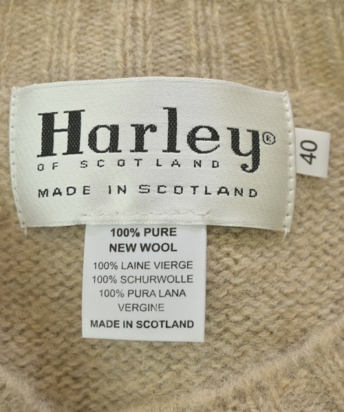 Harley OF SCOTLAND（ハーレーオブスコットランド）ニット・セーター ベージュ サイズ:40(S位) メンズ/2200663334032