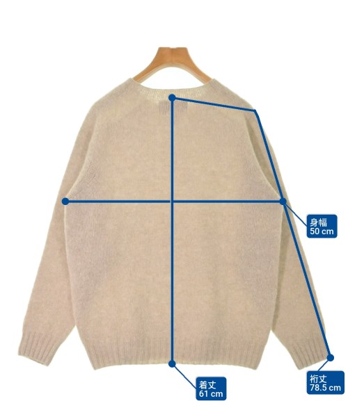 Harley OF SCOTLAND（ハーレーオブスコットランド）ニット・セーター ベージュ サイズ:40(S位) メンズ/2200663334032