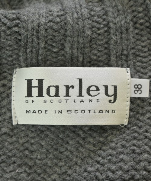 Harley OF SCOTLAND（ハーレーオブスコットランド）ニット・セーター グレー サイズ:38(S位) メンズ/2200663334049