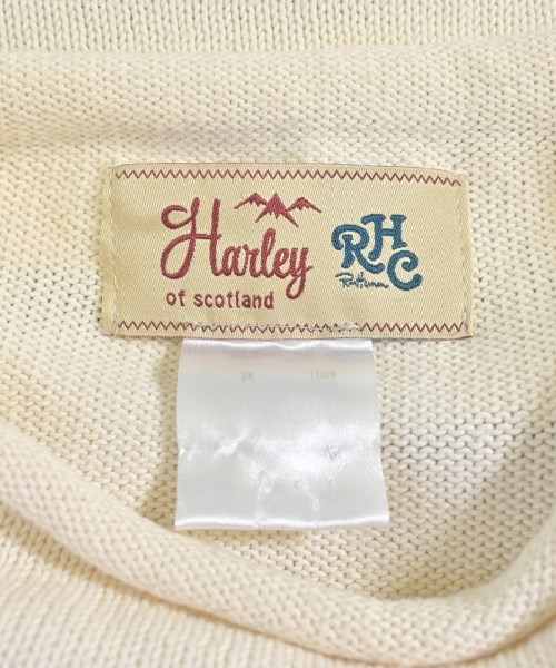 Harley OF SCOTLAND（ハーレーオブスコットランド）ニット・セーター 白 サイズ:-(XL位) レディース/2200628374189
