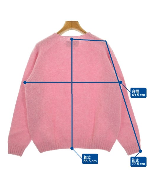 Harley OF SCOTLAND（ハーレーオブスコットランド）ニット・セーター ピンク サイズ:38(M位) レディース/2200630945056