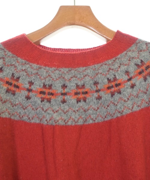 Harley OF SCOTLAND（ハーレーオブスコットランド）ニット・セーター 赤 サイズ:F レディース/2200672705465