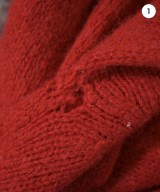 Harley OF SCOTLAND（ハーレーオブスコットランド）ニット・セーター 赤 サイズ:F レディース/2200672705465