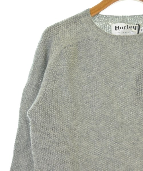 Harley OF SCOTLAND（ハーレーオブスコットランド）ニット・セーター グレー サイズ:36(S位) レディース/2200675360043