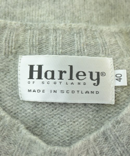 Harley OF SCOTLAND（ハーレーオブスコットランド）ニット・セーター グレー サイズ:40(M位) レディース/2200666555069