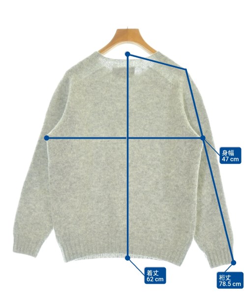 Harley OF SCOTLAND（ハーレーオブスコットランド）ニット・セーター グレー サイズ:40(M位) レディース/2200666555069