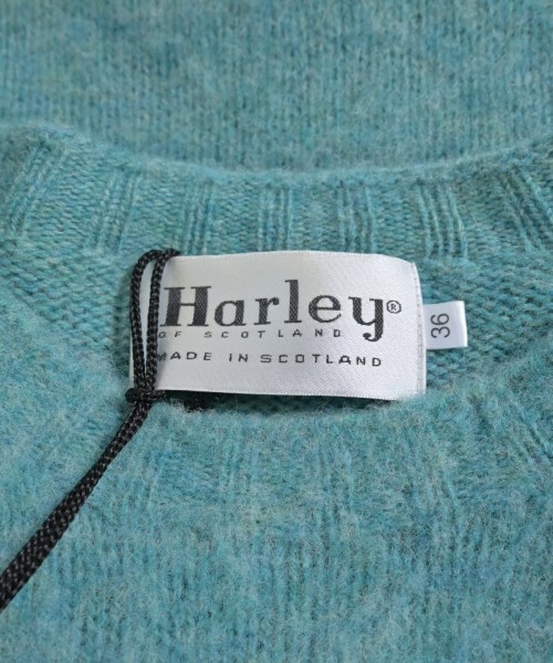 Harley OF SCOTLAND（ハーレーオブスコットランド）ニット・セーター 緑 サイズ:36(S位) レディース/2200729669078
