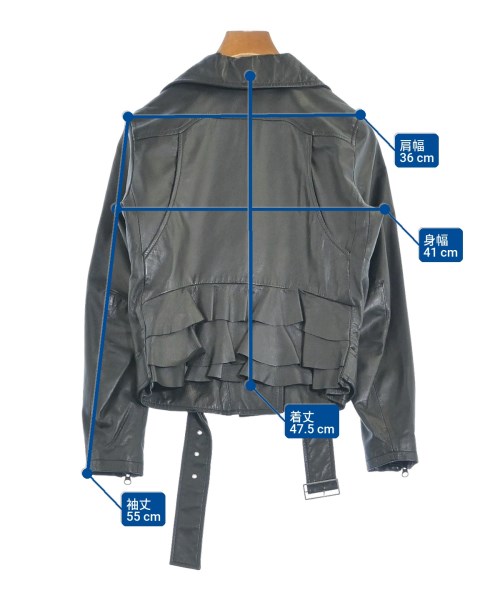 Fuhlen（フューレン）ライダース 黒 サイズ:38(M位) レディース/2200660531236