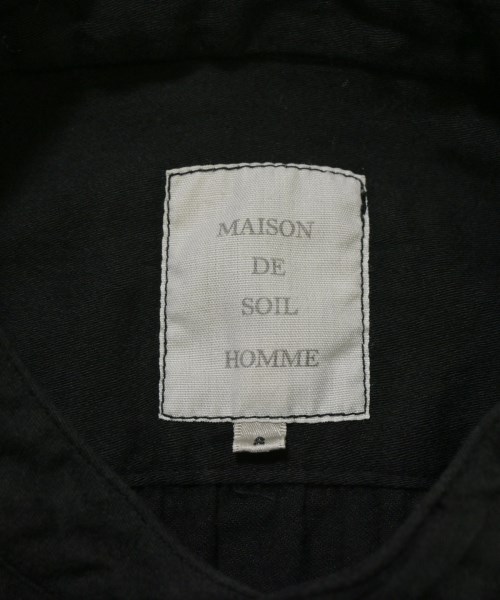 maison de soil（メゾンドソイル）カジュアルシャツ 黒 サイズ:2(M位) レディース/2200674747012
