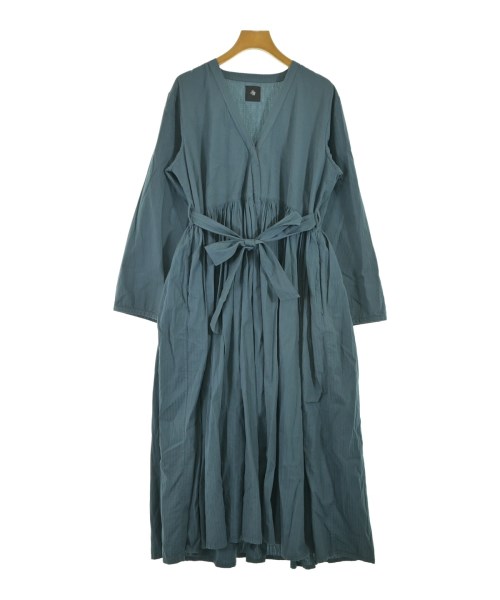 maison de soil(メゾンドソイル)シャツワンピース 青 サイズ:2(M位)/2200639045023