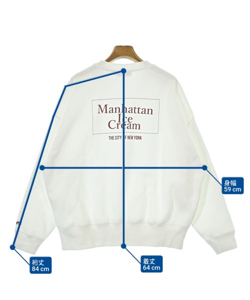 emmi atelier（エミアトリエ）スウェット 白 サイズ:F レディース/2200640091019